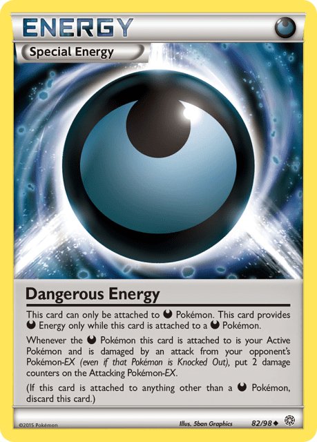 Dangerous Energy (Reverse Holofoil) (82) — Ancient Origins