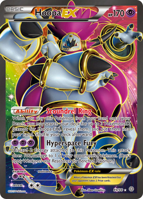 Hoopa-EX (Holofoil) (89) — Ancient Origins
