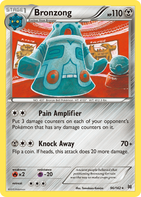 Bronzong (Reverse Holofoil) (96) — BREAKthrough