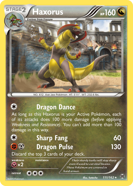 Haxorus (Holofoil) (111) — BREAKthrough