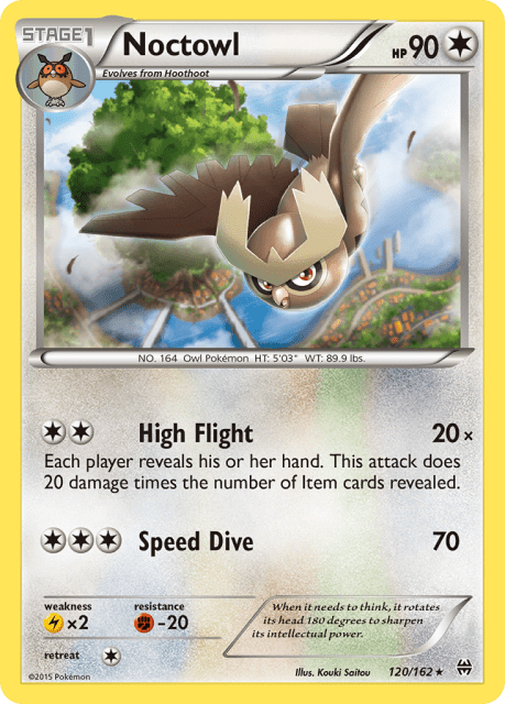 Noctowl (Reverse Holofoil) (120) — BREAKthrough