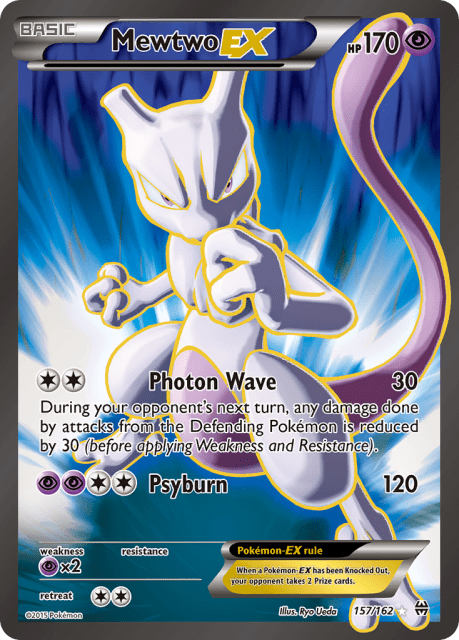 Mewtwo-EX (Holofoil) (157) — BREAKthrough