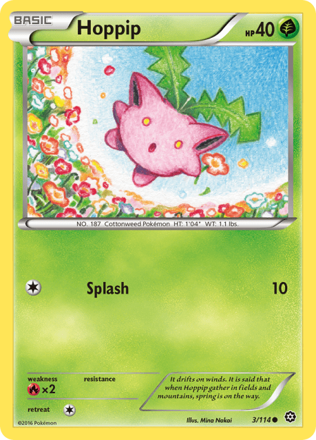 Hoppip (Reverse Holofoil) (3) — Steam Siege