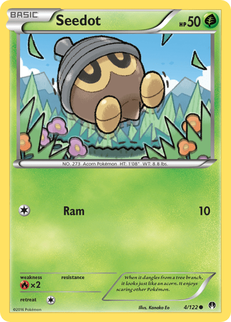 Seedot (Reverse Holofoil) (4) — BREAKpoint