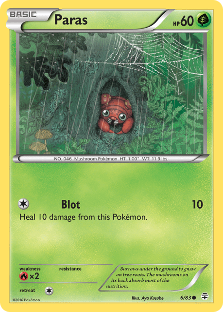 Paras (Reverse Holofoil) (6) — Generations