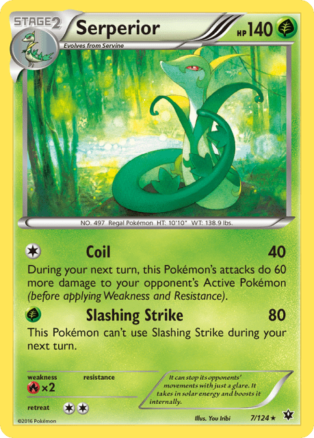 Serperior (Reverse Holofoil) (7) — Fates Collide