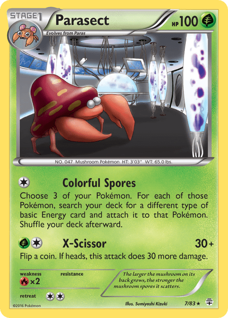 Parasect (7) — Generations