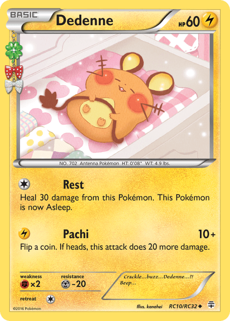 Dedenne (Holofoil) (RC10) — Generations