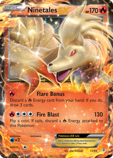 Ninetales-EX (Holofoil) (13) — Generations