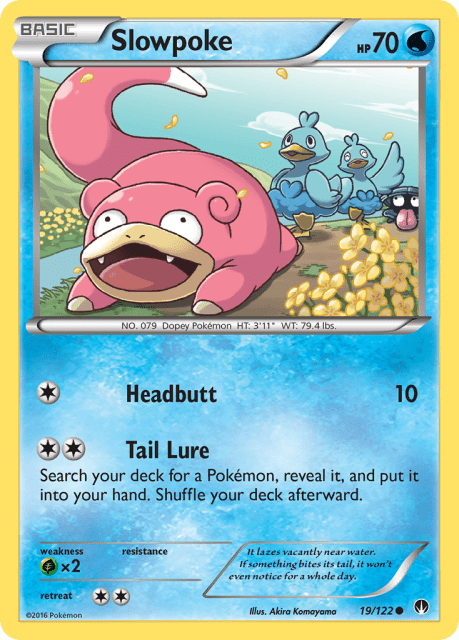 Slowpoke (Reverse Holofoil) (19) — BREAKpoint