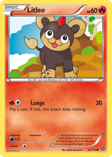 Litleo (Reverse Holofoil) (22) — Steam Siege