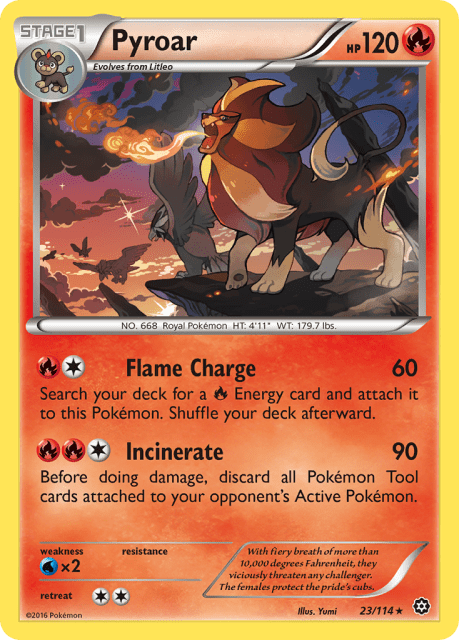 Pyroar (23) — Steam Siege