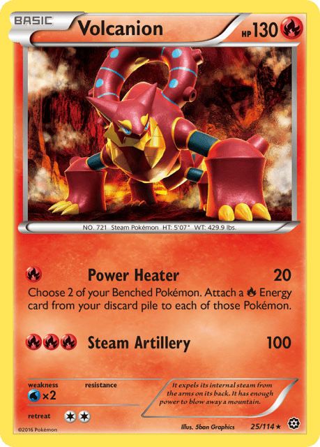 Volcanion (25) — Steam Siege