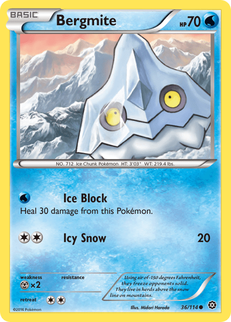 Bergmite (Reverse Holofoil) (36) — Steam Siege