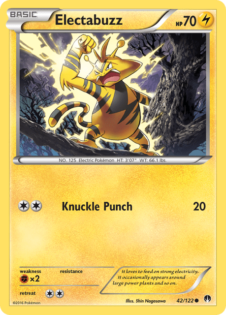 Electabuzz (Reverse Holofoil) (42) — BREAKpoint