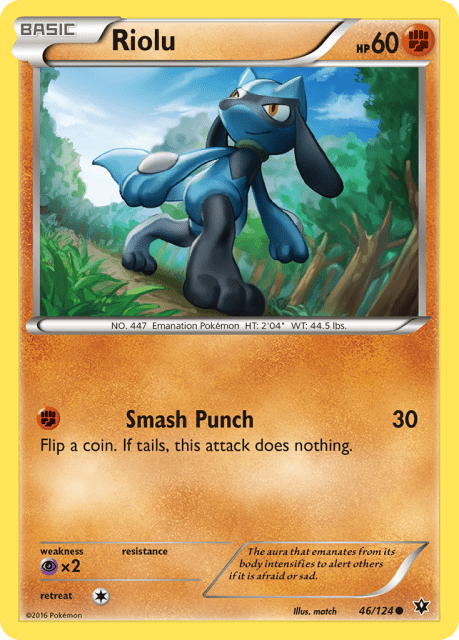 Riolu (Reverse Holofoil) (46) — Fates Collide
