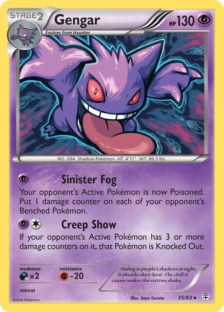 Gengar (Holofoil) (35) — Generations