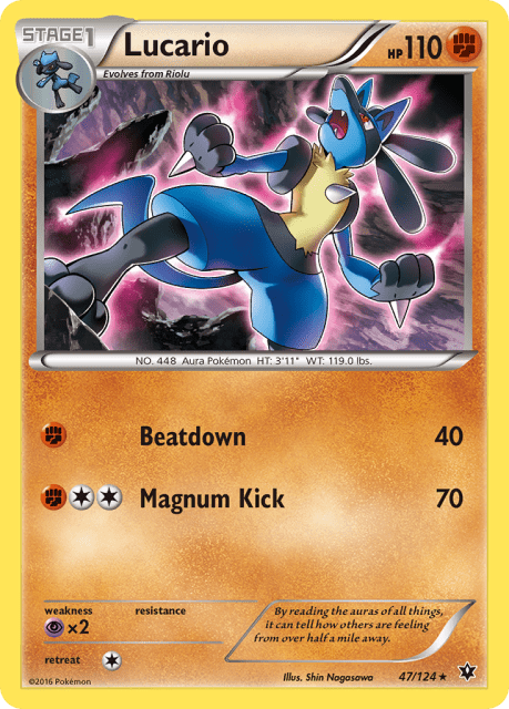 Lucario (47) — Fates Collide