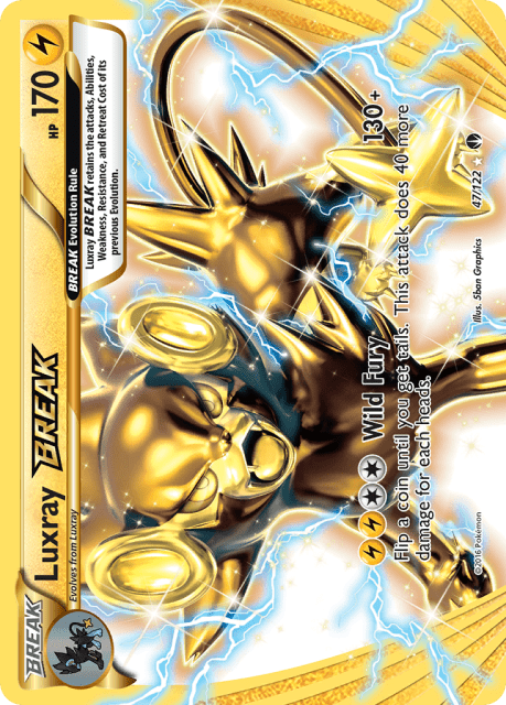 Luxray BREAK (Holofoil) (47) — BREAKpoint