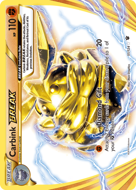 Carbink BREAK (Holofoil) (51) — Fates Collide