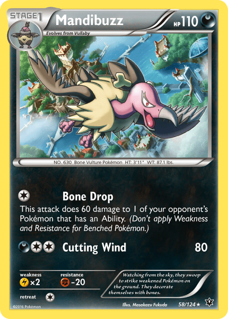 Mandibuzz (Reverse Holofoil) (58) — Fates Collide