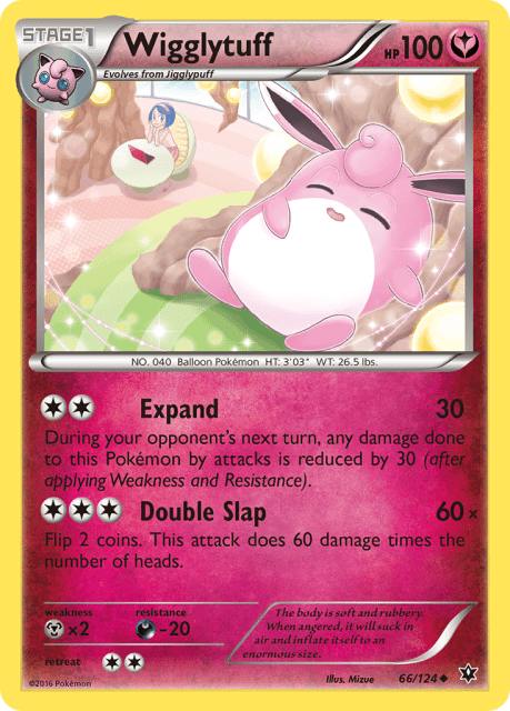 Wigglytuff (Reverse Holofoil) (66) — Fates Collide