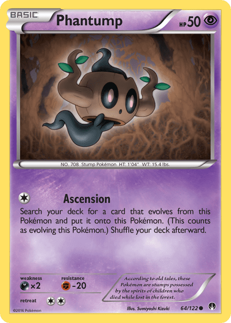 Phantump (Reverse Holofoil) (64) — BREAKpoint