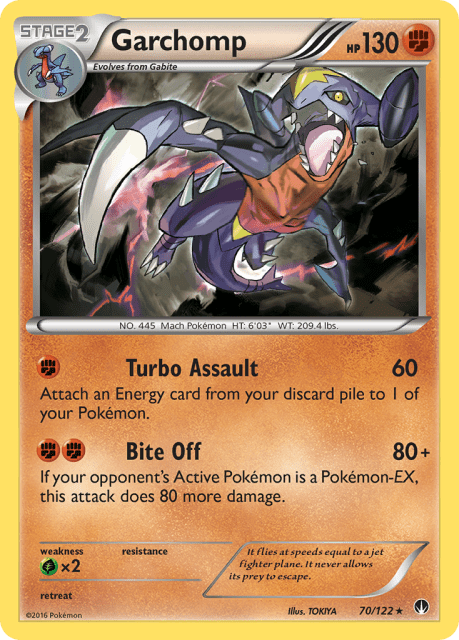 Garchomp (Reverse Holofoil) (70) — BREAKpoint
