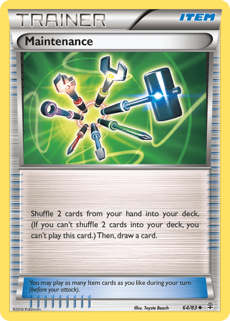 Maintenance (Reverse Holofoil) (64) — Generations