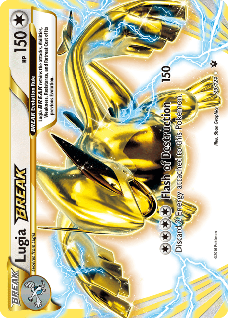 Lugia BREAK (Holofoil) (79) — Fates Collide