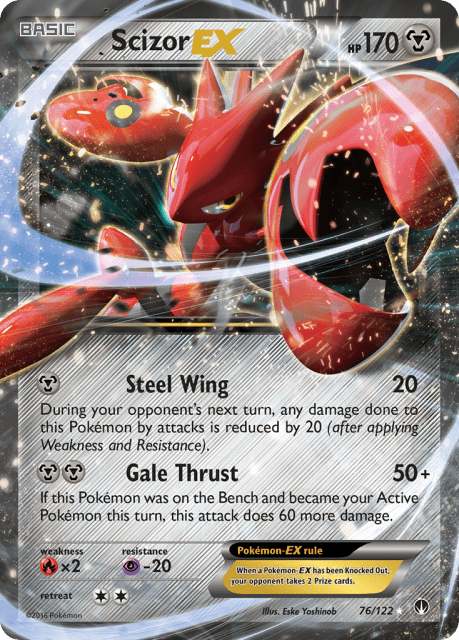 Scizor-EX (Jumbo) (76) — BREAKpoint