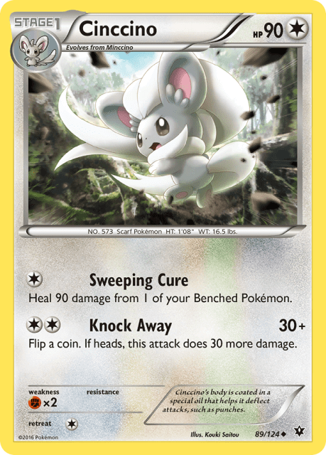 Cinccino (Reverse Holofoil) (89) — Fates Collide