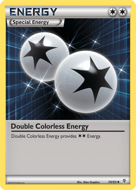 Double Colorless Energy (Reverse Holofoil) (74) — Generations