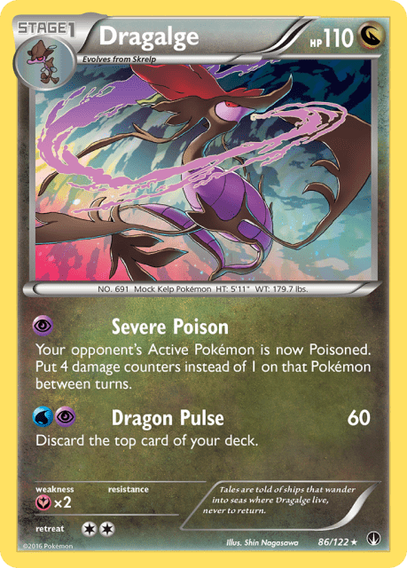 Dragalge (Reverse Holofoil) (86) — BREAKpoint