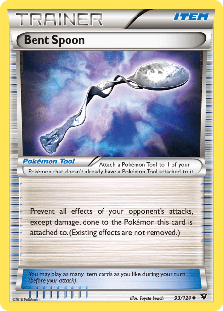 Bent Spoon (Reverse Holofoil) (93) — Fates Collide