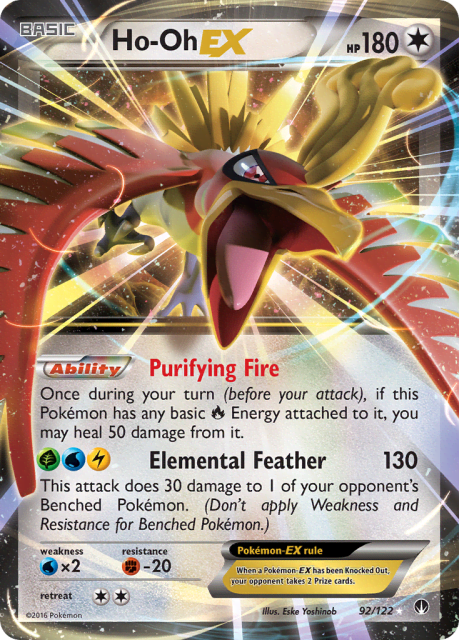 Ho-Oh-EX (Holofoil) (92) — BREAKpoint