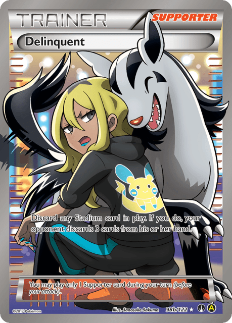 Delinquent (Reverse Holofoil) (98b) — BREAKpoint