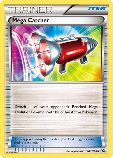 Mega Catcher (Reverse Holofoil) (104) — Fates Collide