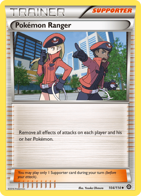 Pokémon Ranger (Staff Stamp) (104) — Steam Siege