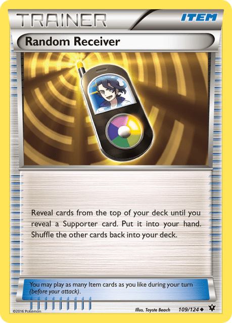 Random Receiver (Reverse Holofoil) (109) — Fates Collide