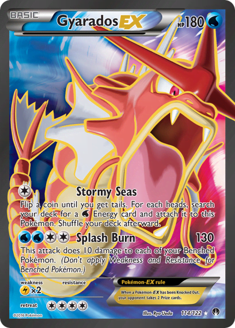 Gyarados-EX (Holofoil) (114) — BREAKpoint