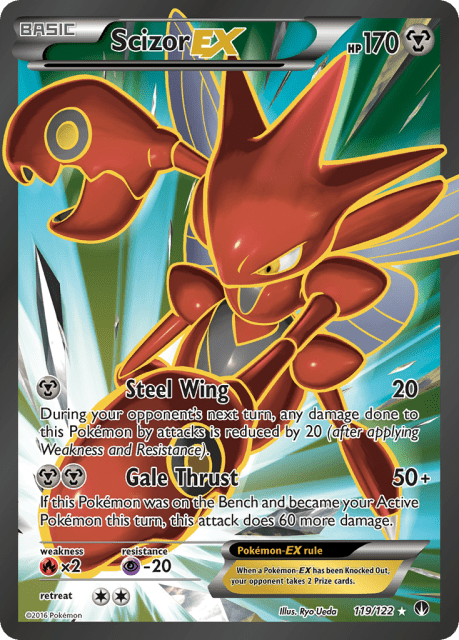 Scizor-EX (Holofoil) (119) — BREAKpoint