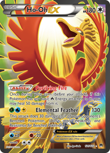 Ho-Oh-EX (Holofoil) (121) — BREAKpoint