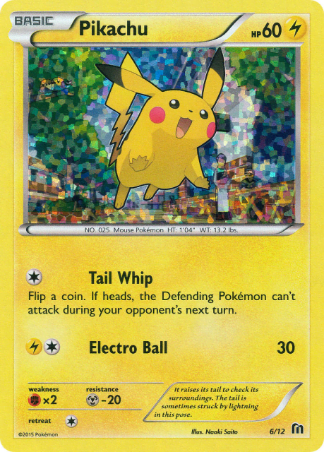 Pikachu (Holofoil) (6) — McDonald's Collection 2016