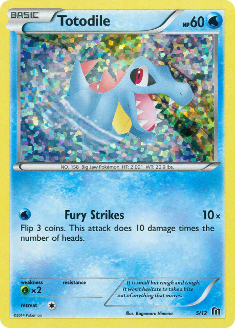 Totodile (Holofoil) (5) — McDonald's Collection 2016