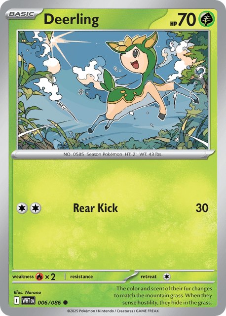 Deerling (6) — White Flare