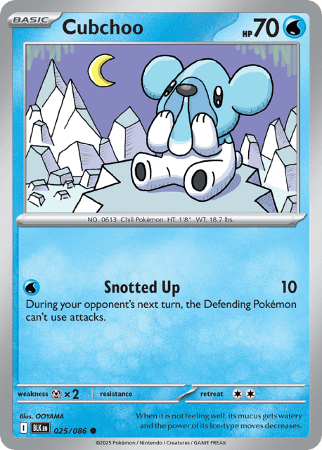 Cubchoo (25) — Black Bolt