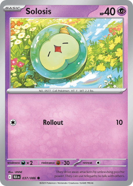 Solosis (Reverse Holofoil) (37) — Black Bolt