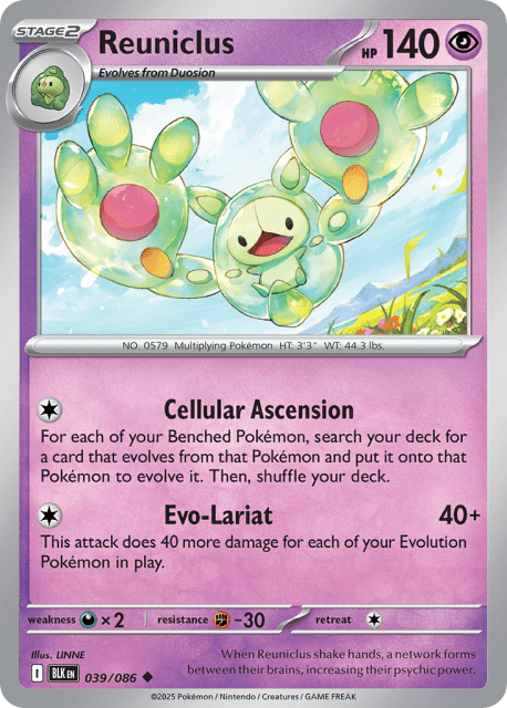 Reuniclus (39) — Black Bolt