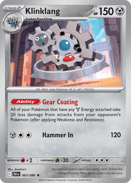 Klinklang (Holofoil) (63) — Black Bolt